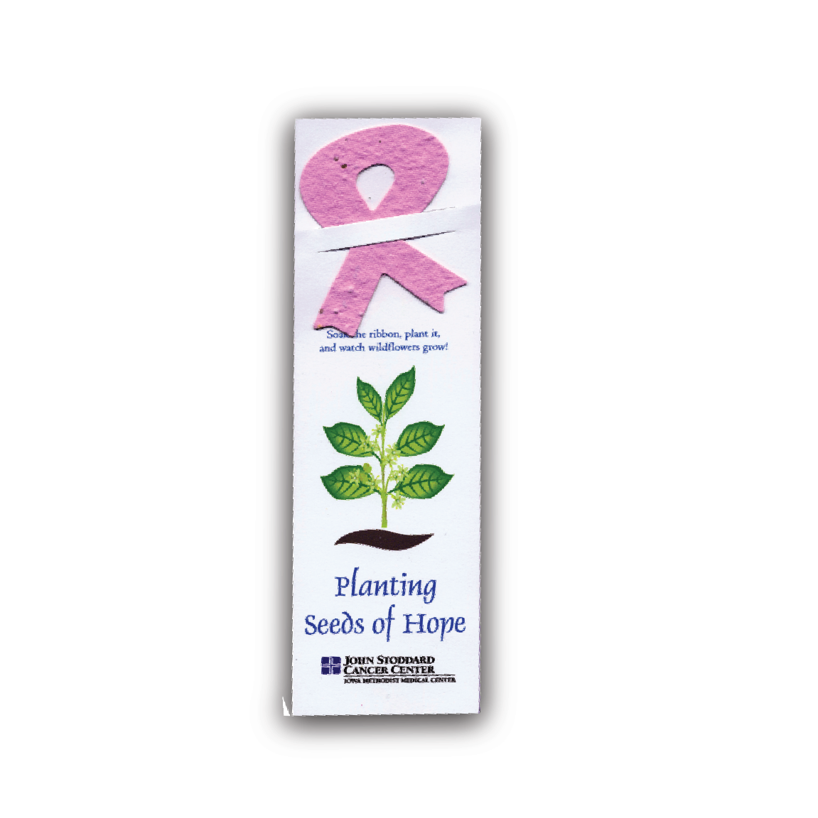 Mini Shape Bookmark: Ribbon - Seed Cards